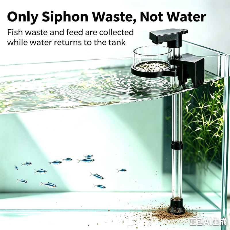 Surface Skimmer Nano - Nettoyeur de déchets pour aquarium USB