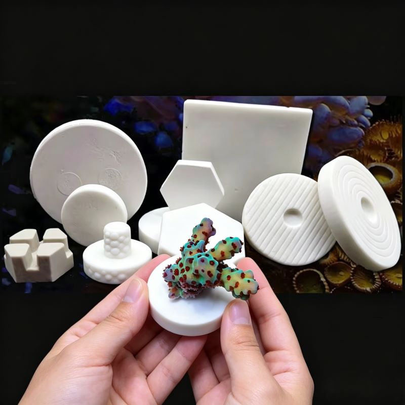 Aquarium Plant Design - Base carrée en céramique SPS pour