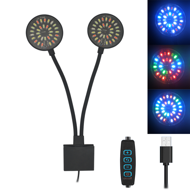 Aquarium Plant Grow Light - USB Aquarium lumière LED Aquarium pince