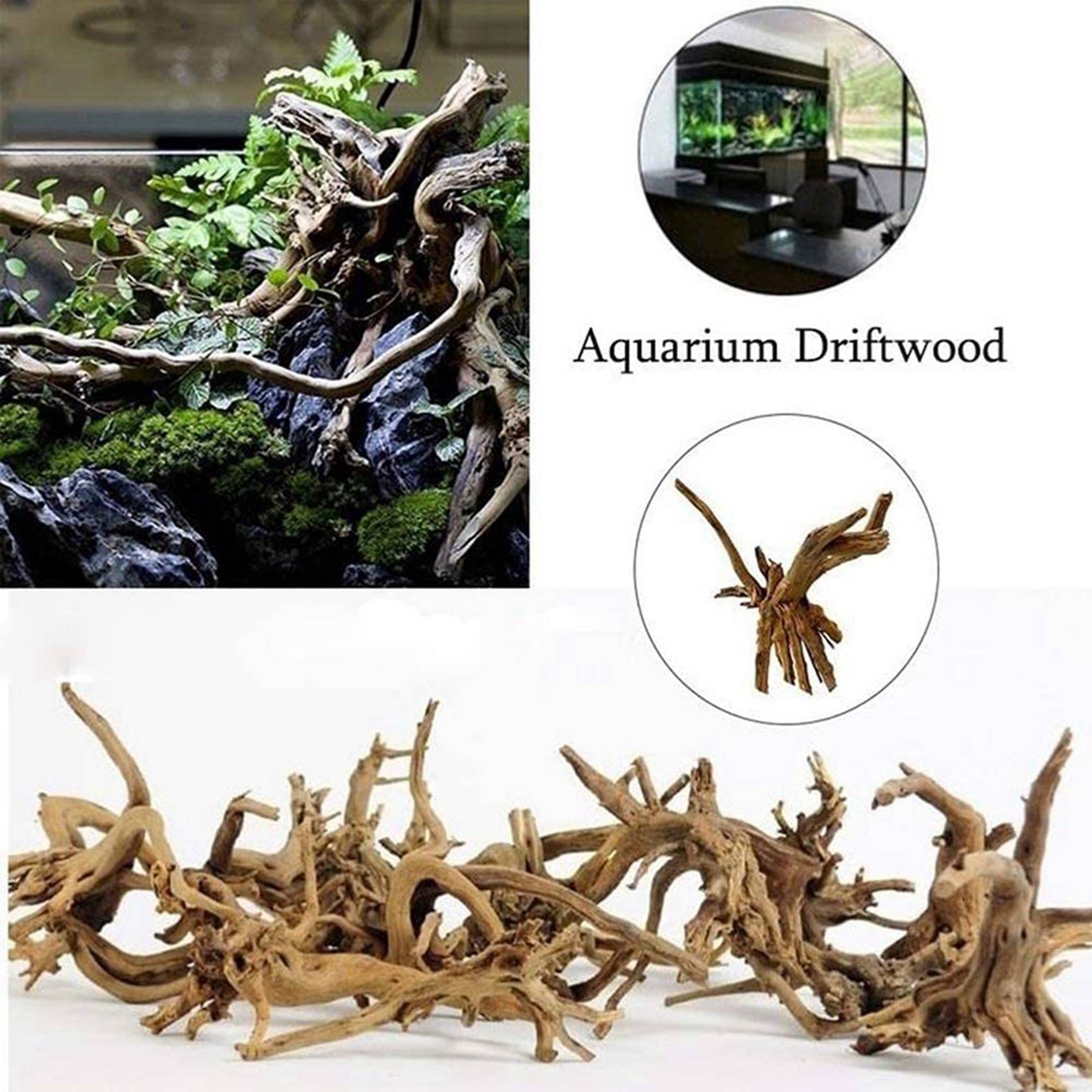 Aquarium Plant Root Tabs - Offre spéciale-Mini bois flotté pour Aquarium