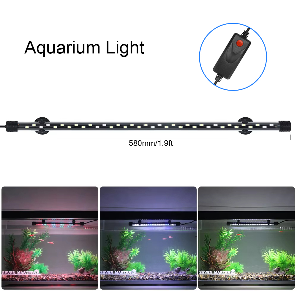 Aquarium Plant Grow Light - Lampe LED imperméable pour la croissance