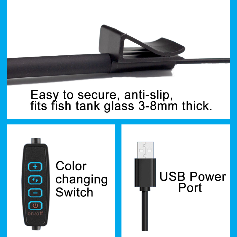 USB Aquarium lampe à LED Aquar - Aquarium Plant Grow Light avis et prix