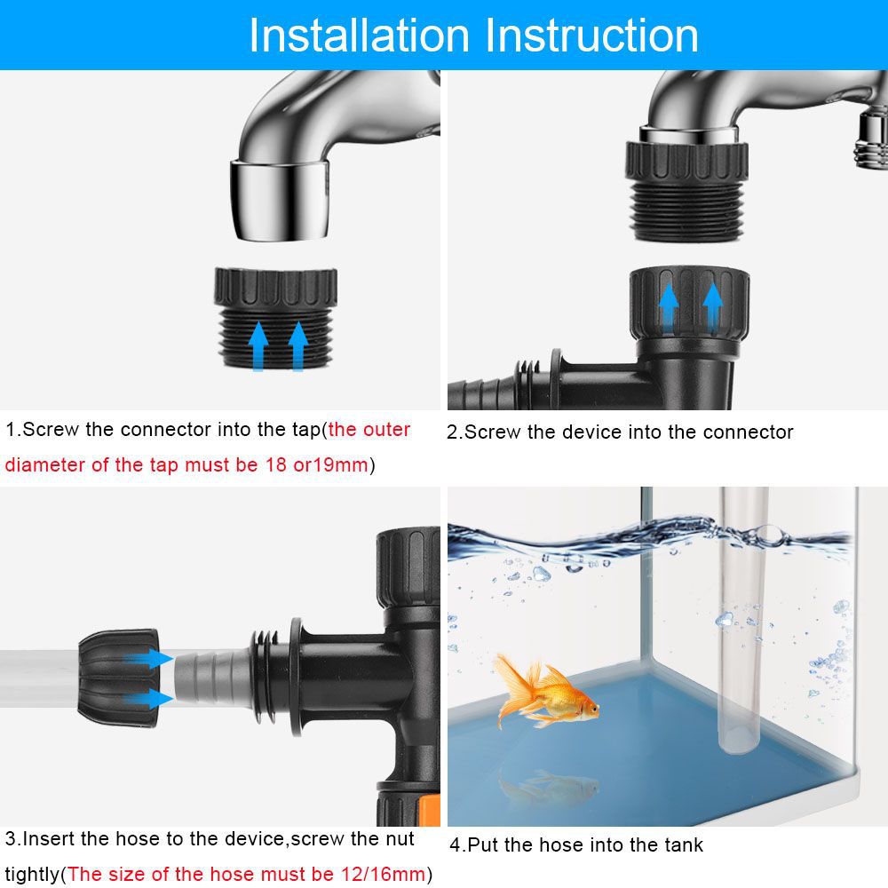 Changeur d'eau d'aquarium sans - Planted Aquarium Tools avis et prix