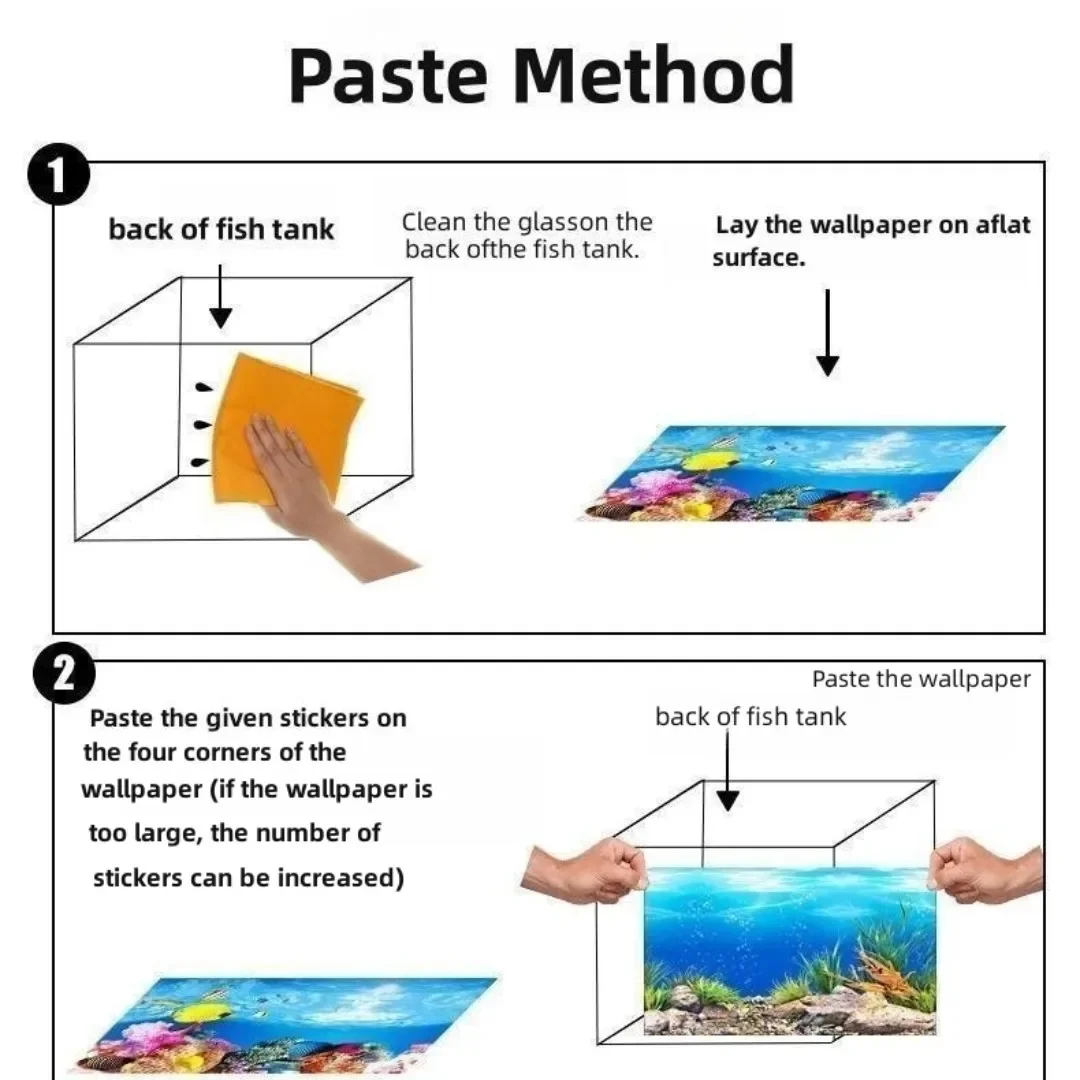 Autocollant 3D de Fond d'Aquar - Aquarium Plant Design avis et prix